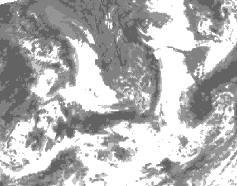 GDPS total cloud 090 hour forecast chart for Canada based on 2026/09/03 0000Z data