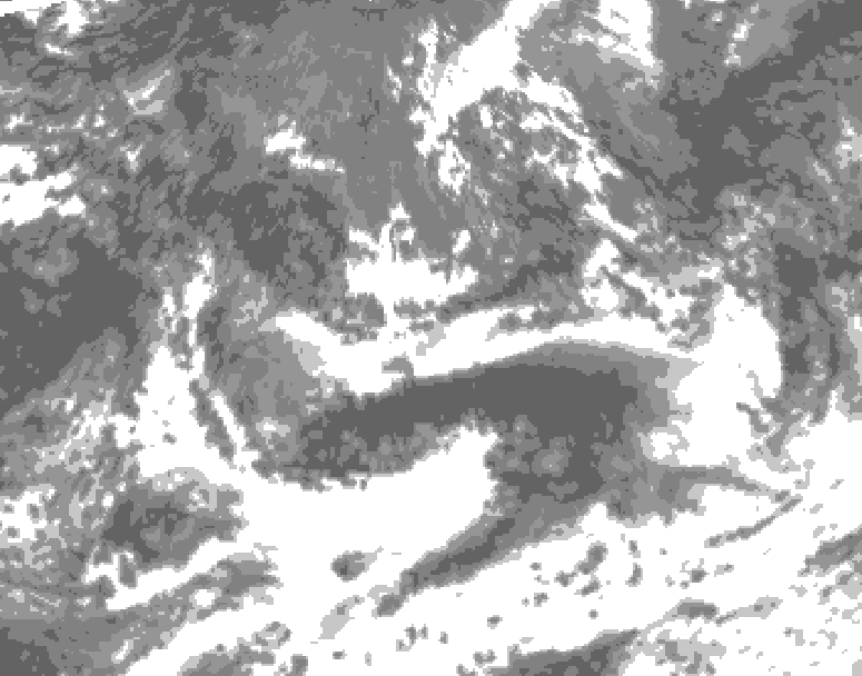 GDPS total cloud 156 hour forecast chart for Canada based on 2026/09/03 0000Z data