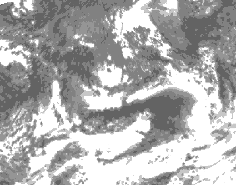 GDPS total cloud 162 hour forecast chart for Canada based on 2026/09/03 0000Z data
