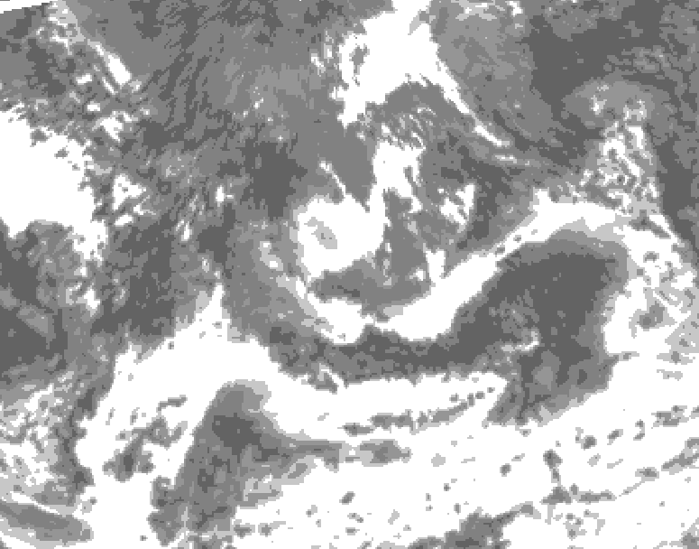 GDPS total cloud 174 hour forecast chart for Canada based on 2026/09/03 0000Z data
