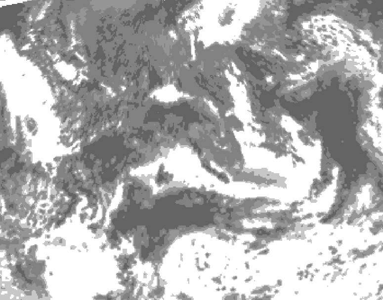 GDPS total cloud 198 hour forecast chart for Canada based on 2026/09/03 0000Z data