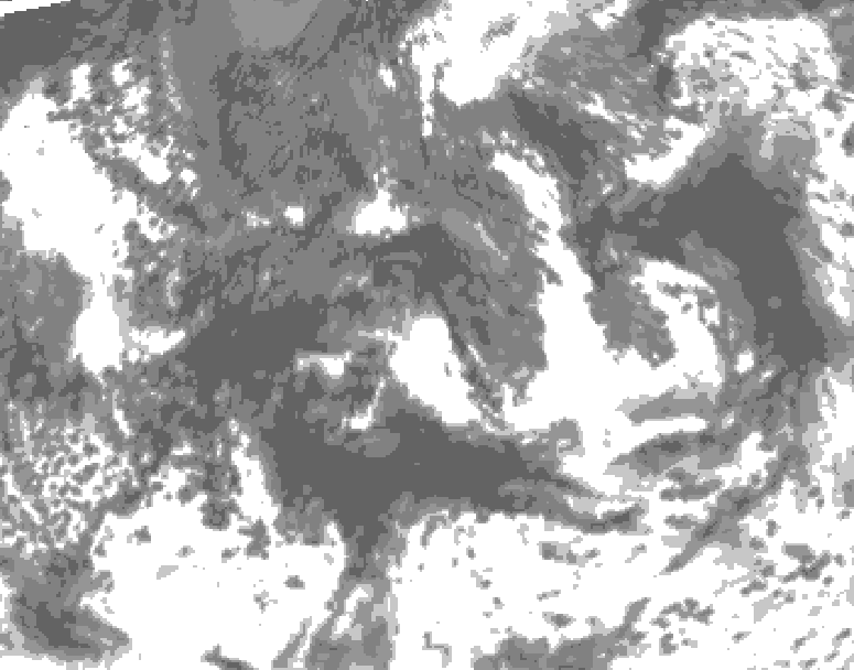 GDPS total cloud 204 hour forecast chart for Canada based on 2026/09/03 0000Z data