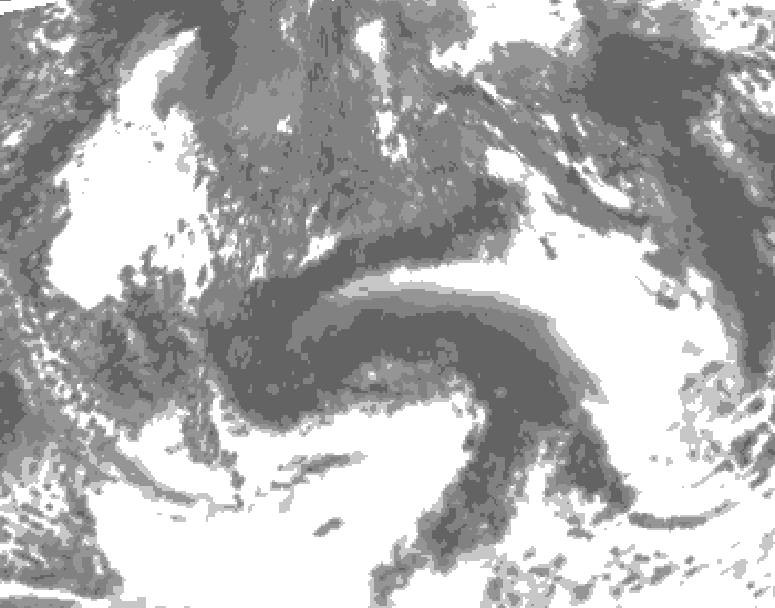 GDPS total cloud 234 hour forecast chart for Canada based on 2026/09/03 0000Z data