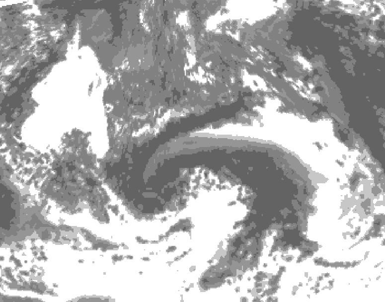GDPS total cloud 240 hour forecast chart for Canada based on 2026/09/03 0000Z data