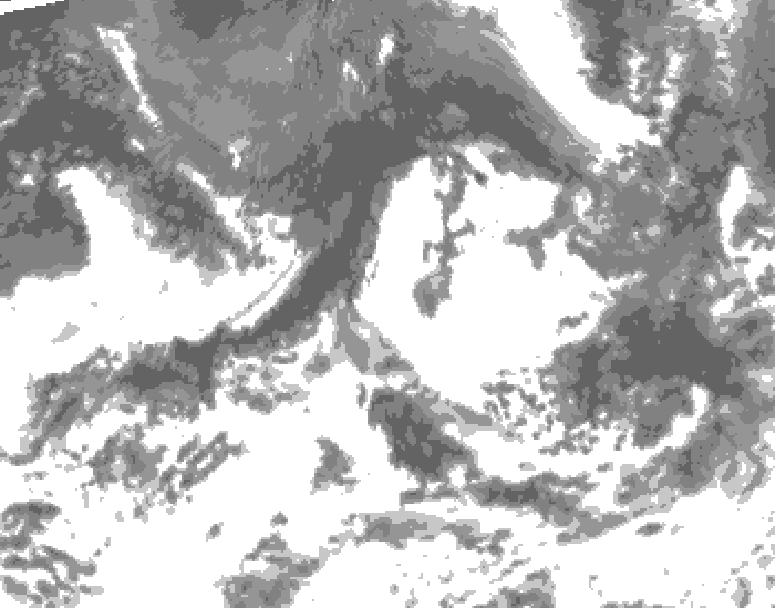 GDPS total cloud 036 hour forecast chart for Canada based on 2026/09/03 1200Z data