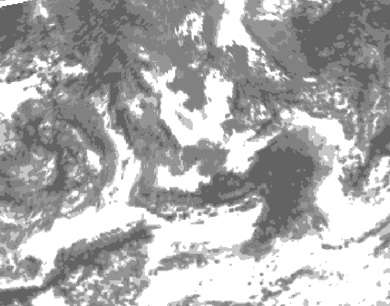 GDPS total cloud 156 hour forecast chart for Canada based on 2026/09/03 1200Z data