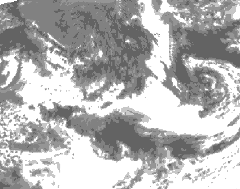 GDPS total cloud 222 hour forecast chart for Canada based on 2026/09/03 1200Z data