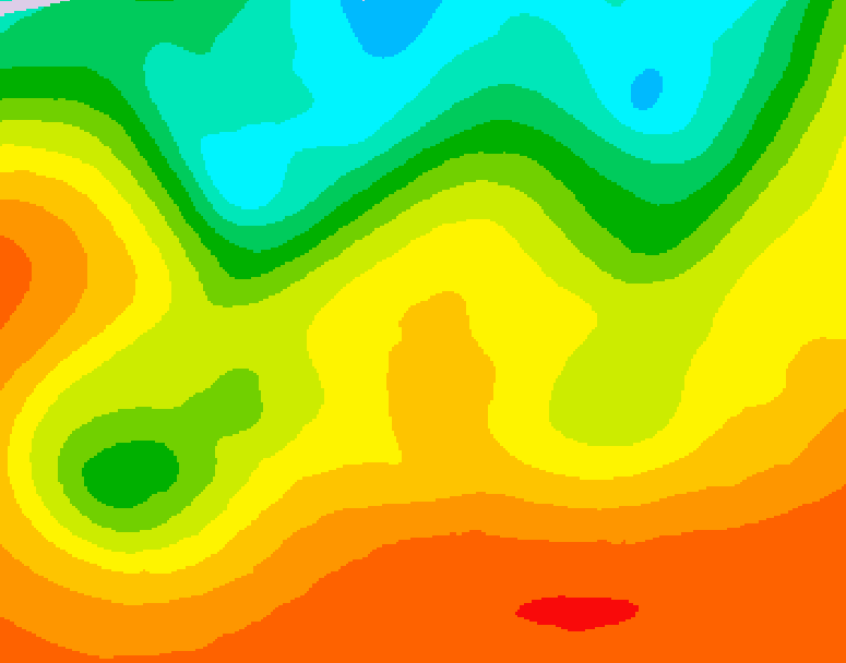 GDPS 500 millibar geopotential height 006 hour forecast chart for Canada based on 2026/09/04 0000Z data