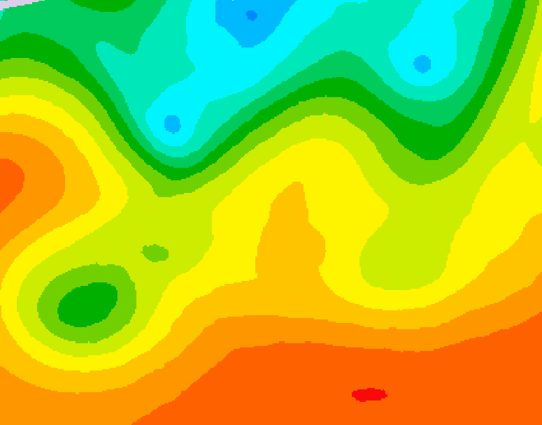 GDPS 500 millibar geopotential height 012 hour forecast chart for Canada based on 2026/09/04 0000Z data