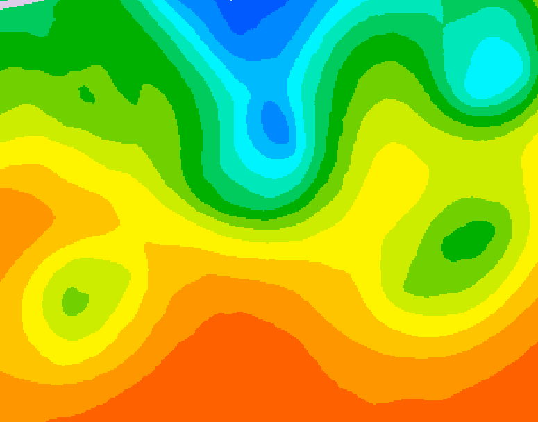 GDPS 500 millibar geopotential height 054 hour forecast chart for Canada based on 2026/09/04 0000Z data