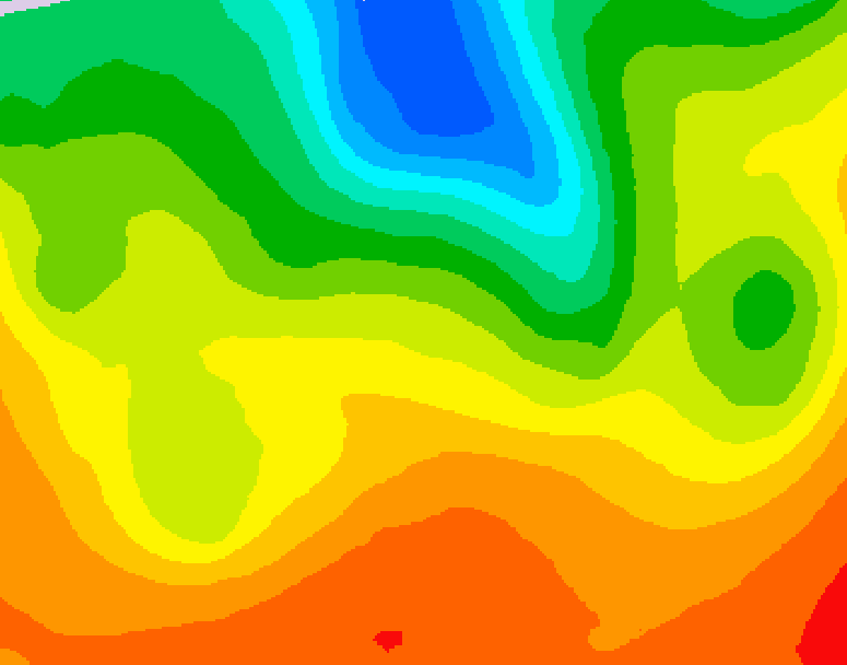 GDPS 500 millibar geopotential height 090 hour forecast chart for Canada based on 2026/09/04 0000Z data