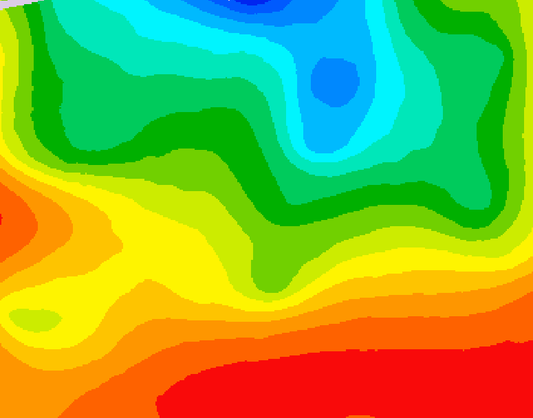 GDPS 500 millibar geopotential height 132 hour forecast chart for Canada based on 2026/09/04 0000Z data