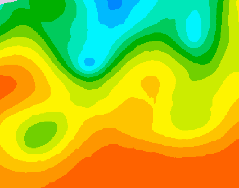 GDPS 500 millibar geopotential height 012 hour forecast chart for Canada based on 2026/09/04 1200Z data