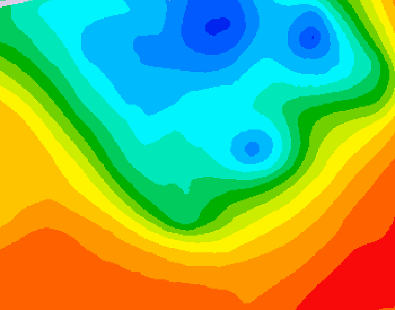 GDPS 500 millibar geopotential height 216 hour forecast chart for Canada based on 2026/09/04 1200Z data