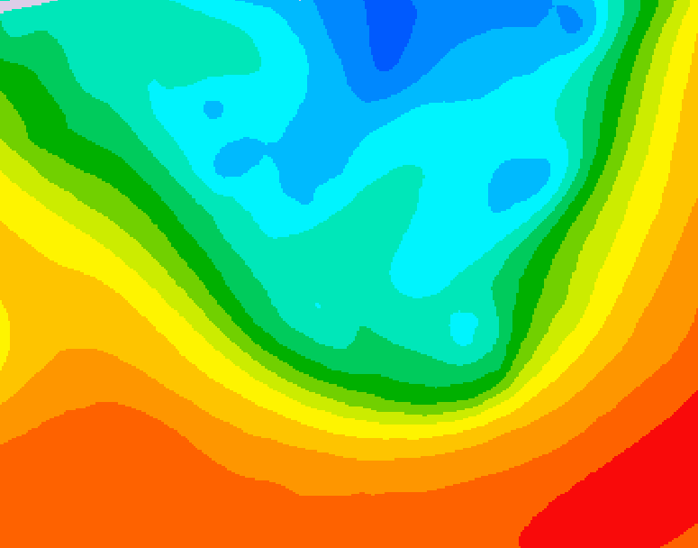 GDPS 500 millibar geopotential height 240 hour forecast chart for Canada based on 2026/09/04 1200Z data