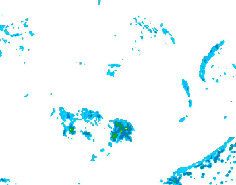 GDPS precipitation 102 hour forecast chart for Canada based on 2026/09/04 0000Z data