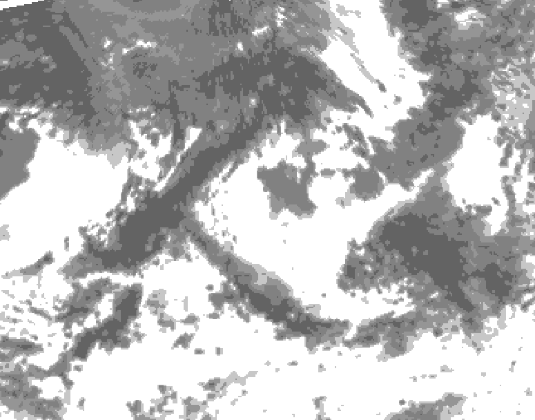 GDPS total cloud 006 hour forecast chart for Canada based on 2026/09/04 0000Z data