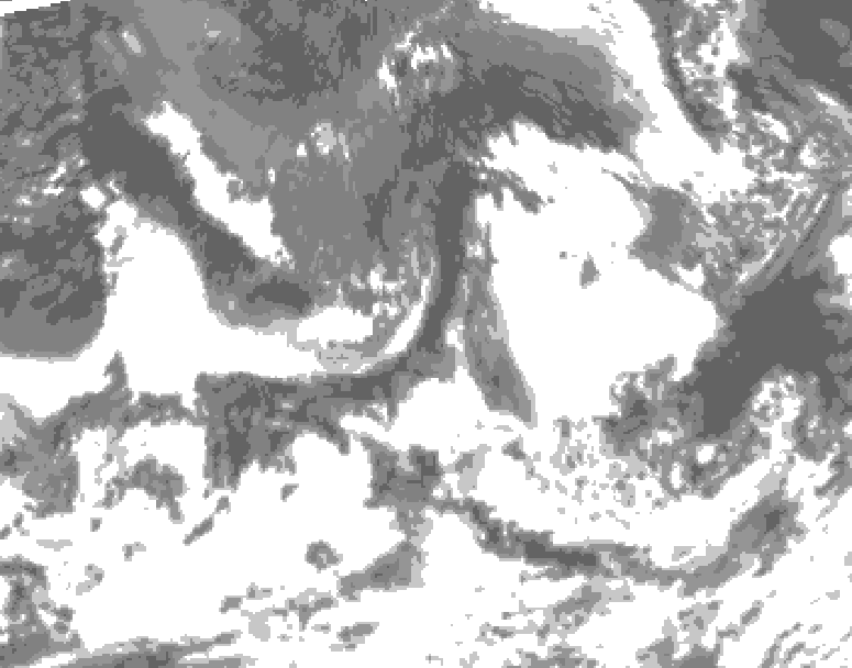 GDPS total cloud 042 hour forecast chart for Canada based on 2026/09/04 0000Z data