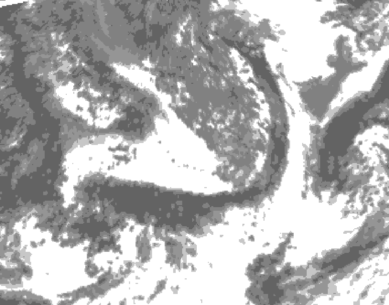 GDPS total cloud 084 hour forecast chart for Canada based on 2026/09/04 0000Z data