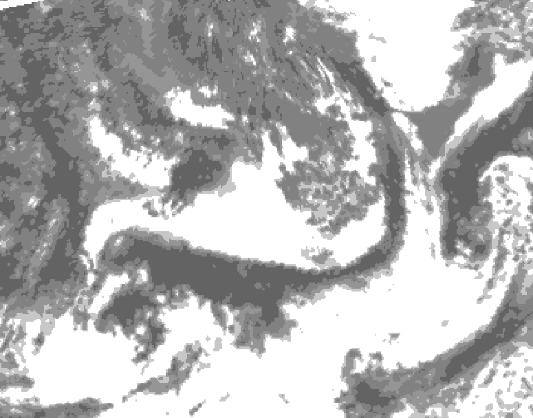 GDPS total cloud 090 hour forecast chart for Canada based on 2026/09/04 0000Z data