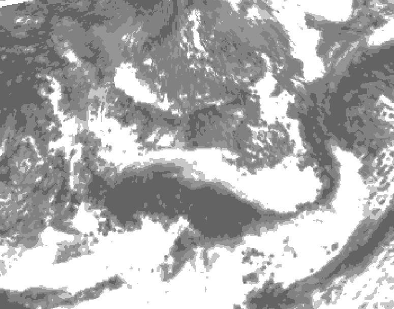 GDPS total cloud 108 hour forecast chart for Canada based on 2026/09/04 0000Z data