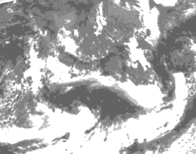 GDPS total cloud 114 hour forecast chart for Canada based on 2026/09/04 0000Z data