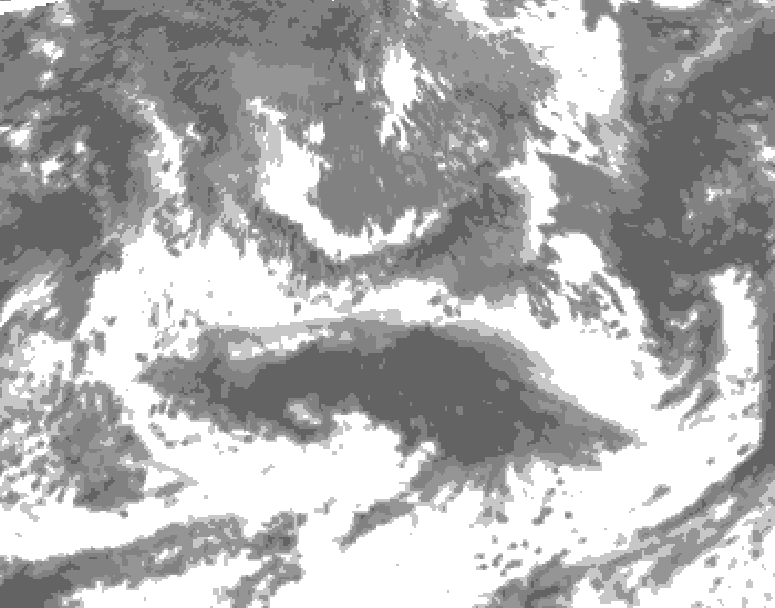 GDPS total cloud 120 hour forecast chart for Canada based on 2026/09/04 0000Z data