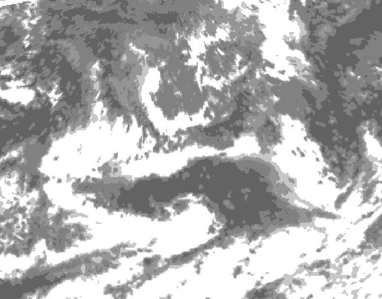 GDPS total cloud 126 hour forecast chart for Canada based on 2026/09/04 0000Z data