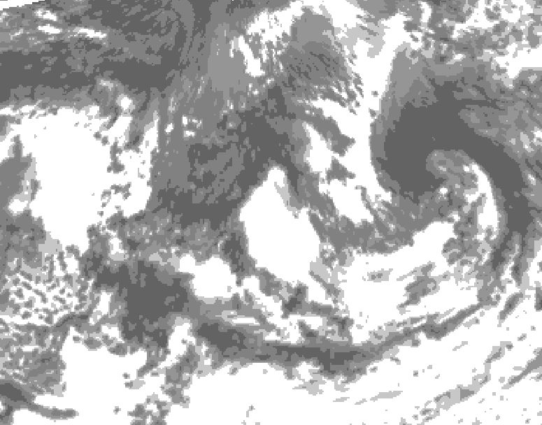GDPS total cloud 186 hour forecast chart for Canada based on 2026/09/04 0000Z data