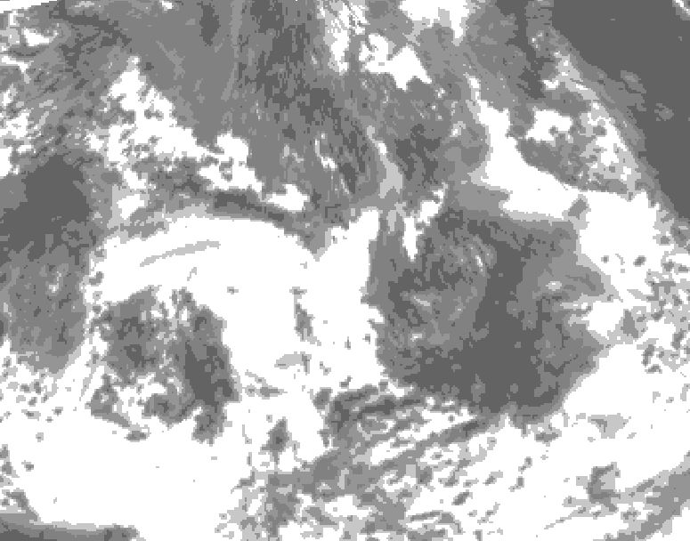 GDPS total cloud 240 hour forecast chart for Canada based on 2026/09/04 0000Z data