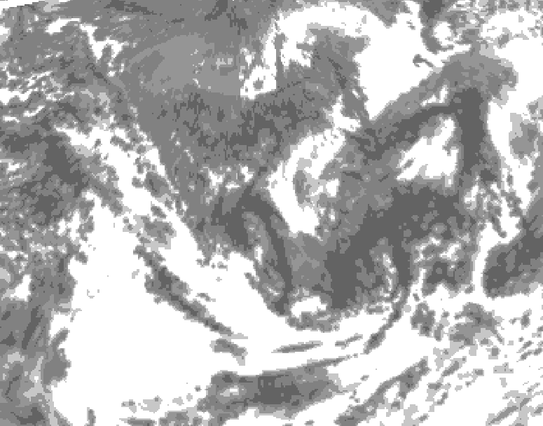 GDPS total cloud 240 hour forecast chart for Canada based on 2026/09/04 1200Z data