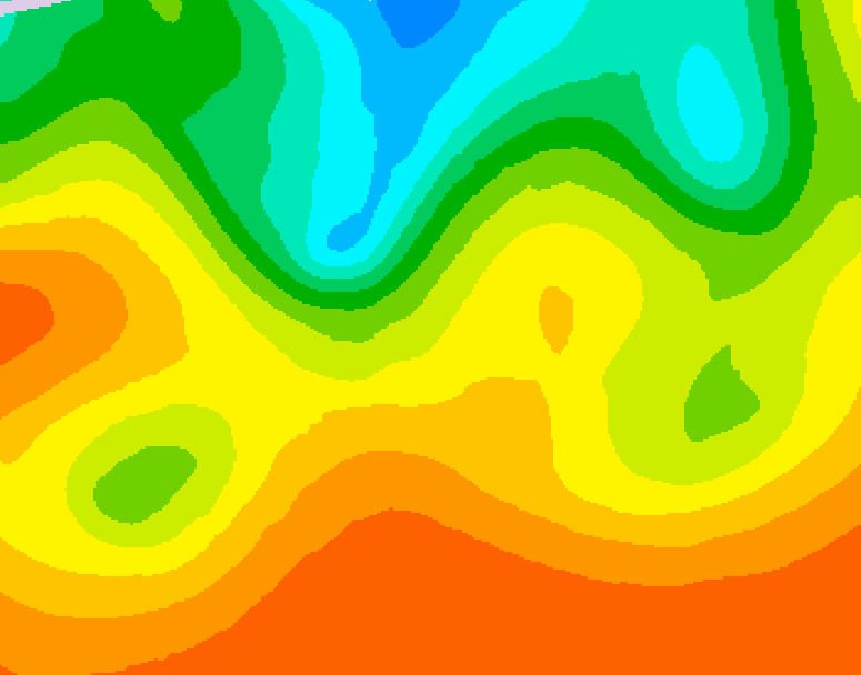 GDPS 500 millibar geopotential height 006 hour forecast chart for Canada based on 2026/09/05 0000Z data