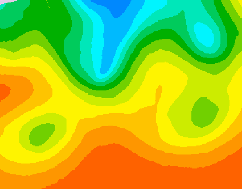 GDPS 500 millibar geopotential height 012 hour forecast chart for Canada based on 2026/09/05 0000Z data