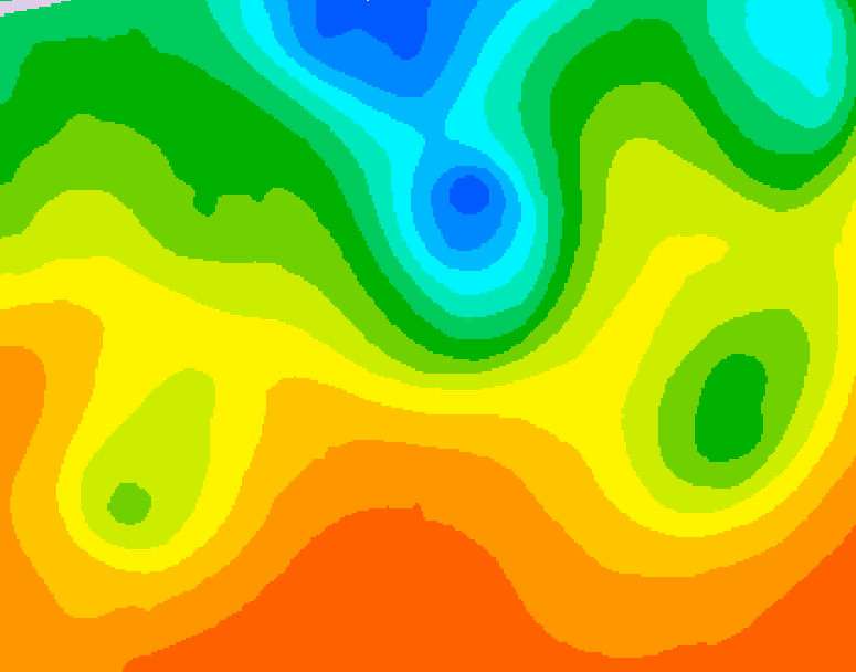 GDPS 500 millibar geopotential height 042 hour forecast chart for Canada based on 2026/09/05 0000Z data