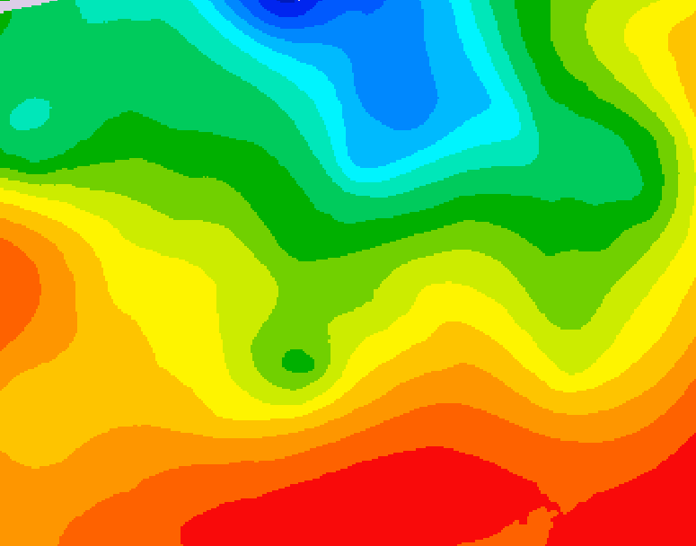 GDPS 500 millibar geopotential height 090 hour forecast chart for Canada based on 2026/09/05 0000Z data