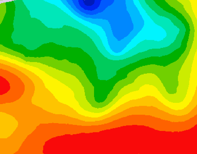 GDPS 500 millibar geopotential height 102 hour forecast chart for Canada based on 2026/09/05 0000Z data