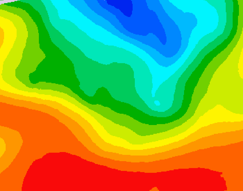 GDPS 500 millibar geopotential height 126 hour forecast chart for Canada based on 2026/09/05 0000Z data