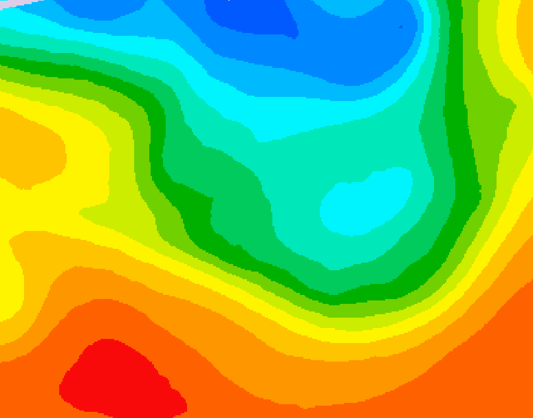 GDPS 500 millibar geopotential height 156 hour forecast chart for Canada based on 2026/09/05 0000Z data