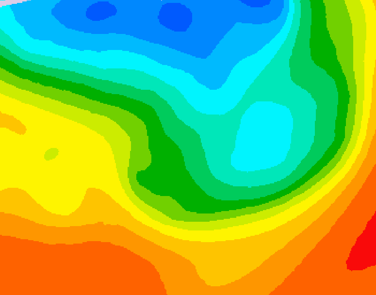 GDPS 500 millibar geopotential height 180 hour forecast chart for Canada based on 2026/09/05 0000Z data