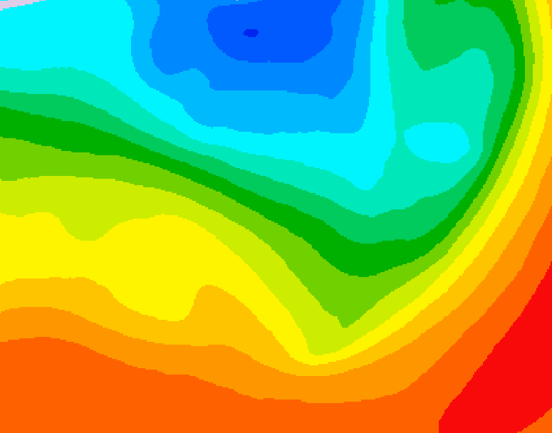 GDPS 500 millibar geopotential height 210 hour forecast chart for Canada based on 2026/09/05 0000Z data