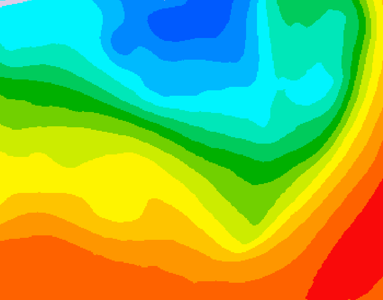 GDPS 500 millibar geopotential height 216 hour forecast chart for Canada based on 2026/09/05 0000Z data