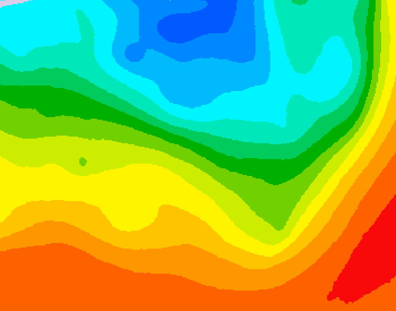GDPS 500 millibar geopotential height 222 hour forecast chart for Canada based on 2026/09/05 0000Z data
