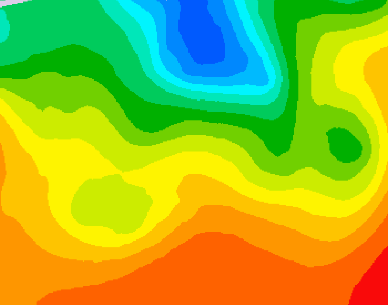 GDPS 500 millibar geopotential height 060 hour forecast chart for Canada based on 2026/09/05 1200Z data