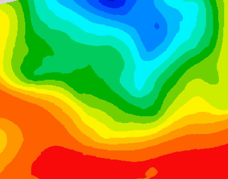 GDPS 500 millibar geopotential height 108 hour forecast chart for Canada based on 2026/09/05 1200Z data