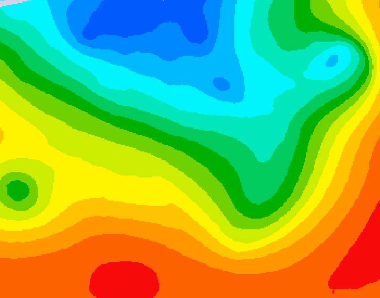GDPS 500 millibar geopotential height 192 hour forecast chart for Canada based on 2026/09/05 1200Z data