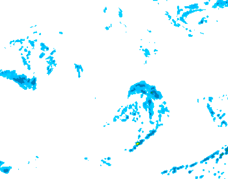 GDPS precipitation 108 hour forecast chart for Canada based on 2026/09/05 0000Z data