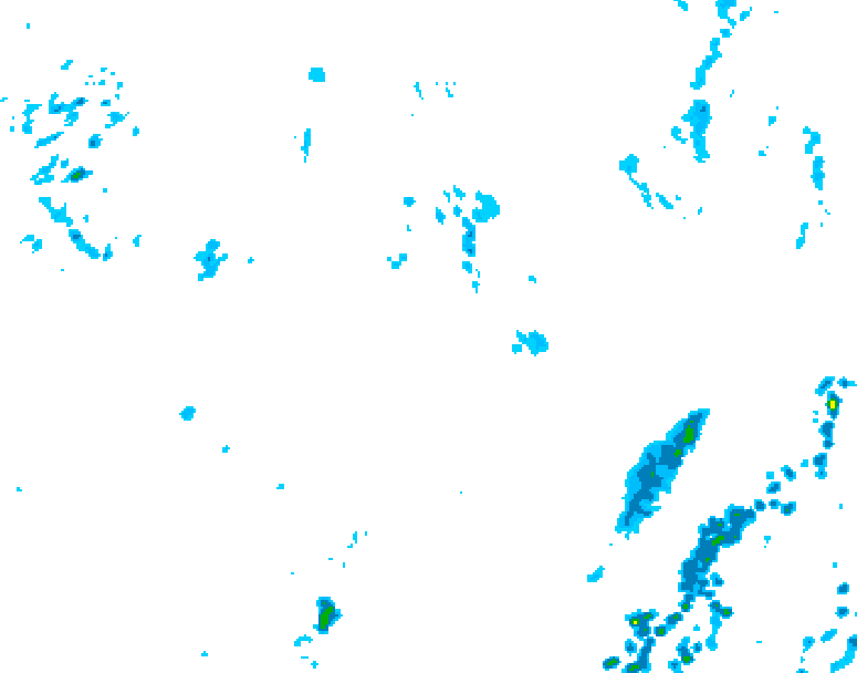 GDPS precipitation 222 hour forecast chart for Canada based on 2026/09/05 0000Z data