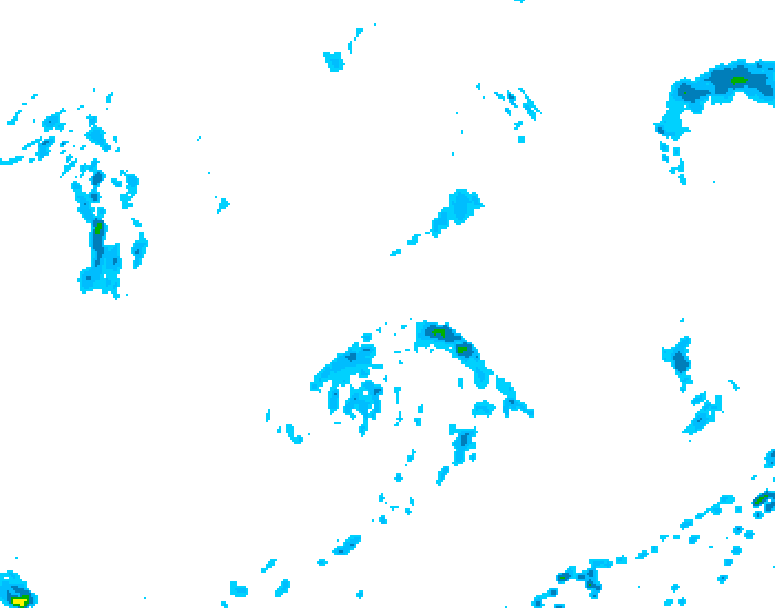 GDPS precipitation 084 hour forecast chart for Canada based on 2026/09/05 1200Z data