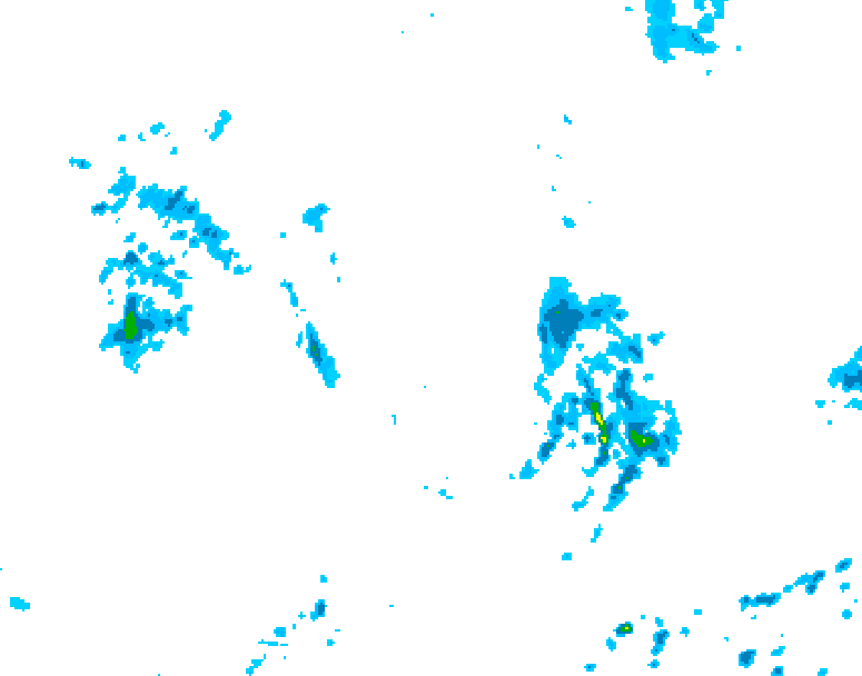 GDPS precipitation 108 hour forecast chart for Canada based on 2026/09/05 1200Z data