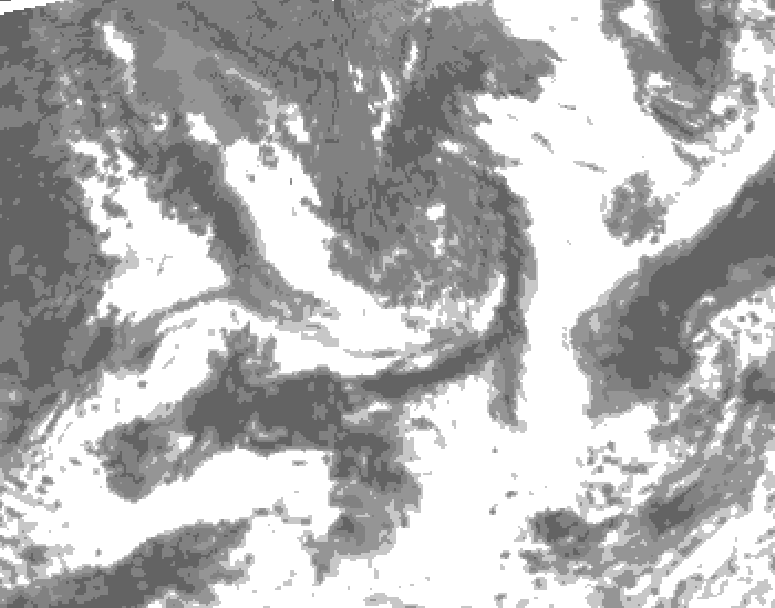 GDPS total cloud 042 hour forecast chart for Canada based on 2026/09/05 0000Z data